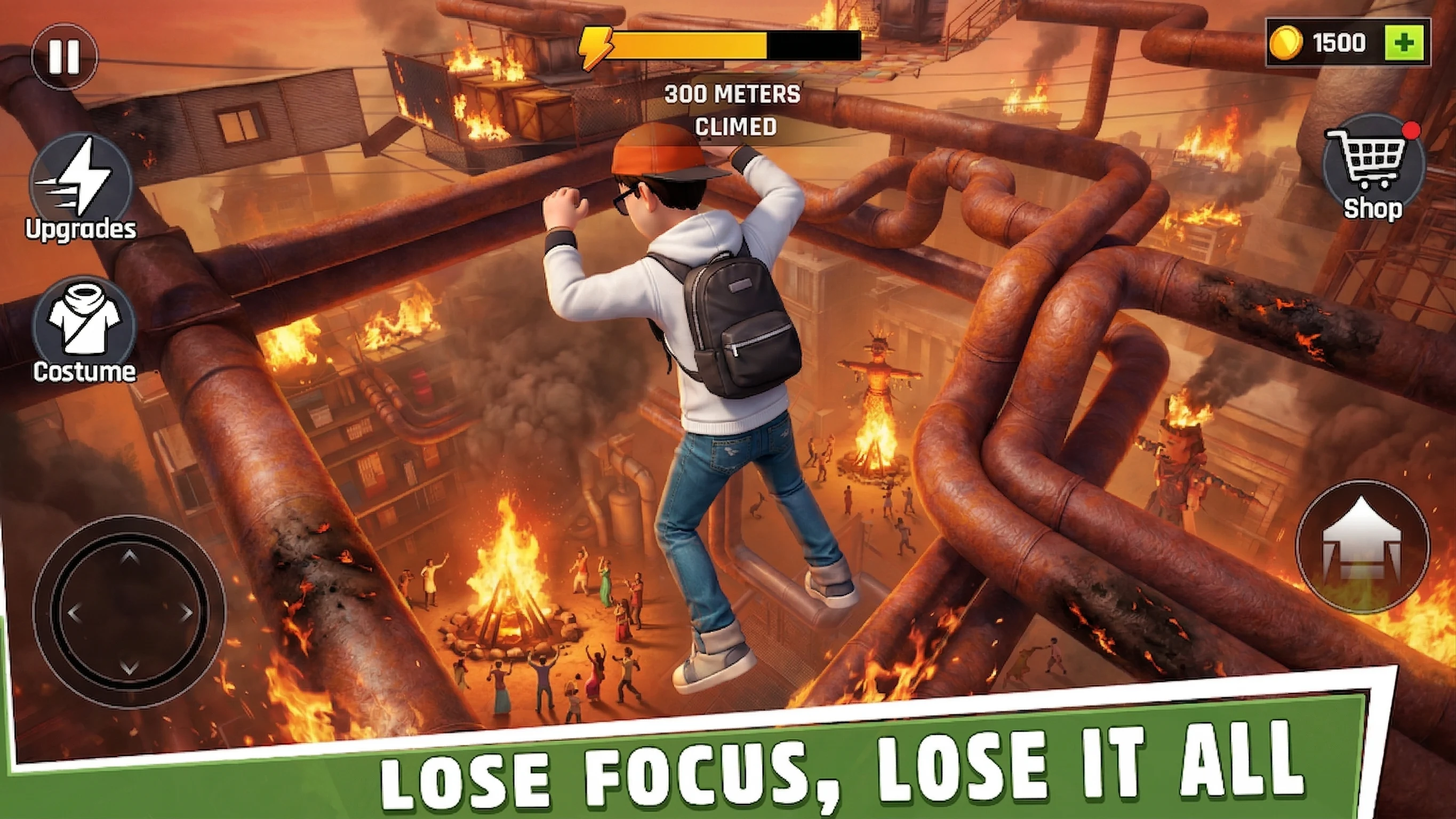 Only Going Up: Nick Parkour 3D screenshot