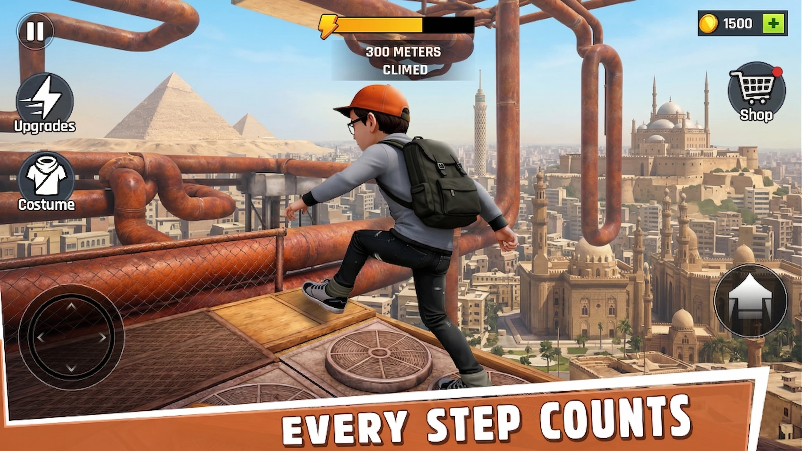 Only Going Up: Nick Parkour 3D screenshot