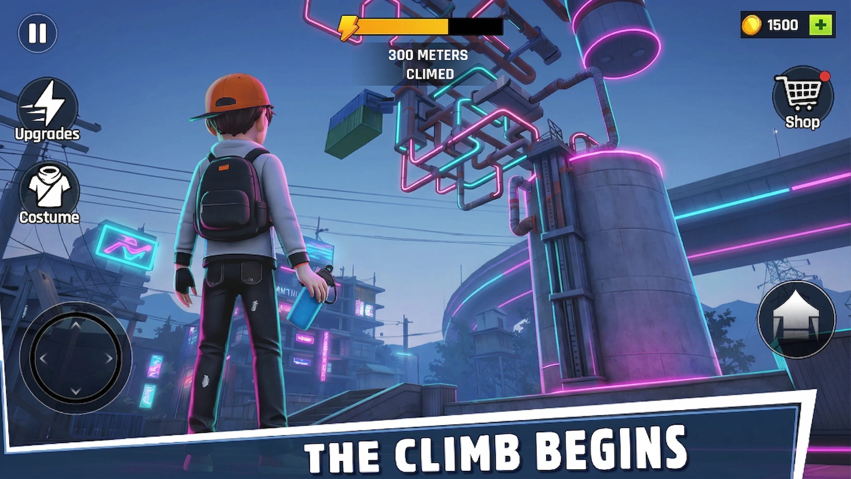 Only Going Up: Nick Parkour 3D screenshot