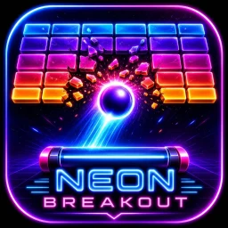 Neon Breakout: Cyber Bricks 图标